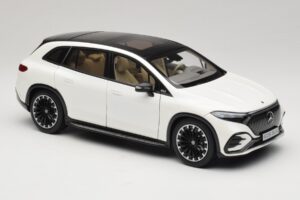 Mercedes EQS SUV X296 Manufaktur Diamond White NZG 1:18 B66960590 Metall – Bild 6 von 8