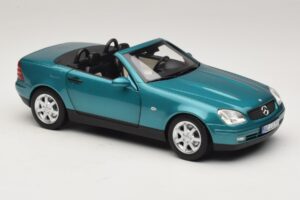 Mercedes SLK R170 Vivianite Green Norev 1:18 183021 Metall – Bild 8 von 10