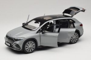 Mercedes EQS SUV X296 Manufaktur Alpine Grey NZG 1:18 B66960591 Metall – Bild 2 von 8