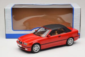 BMW 3 Series E36 Cabrio Rot MCG 1:18 MCG18317 Metall – Bild 7 von 7