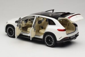 Mercedes EQS SUV X296 Manufaktur Diamond White NZG 1:18 B66960590 Metall – Bild 5 von 8