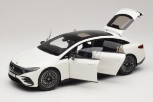 Mercedes EQS V297 Manufaktur Opalite White NZG 1:18 B66961049 Metall – Bild 2 von 8