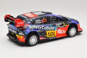 Ford Puma Rally1 #22 M. Sesks / R. Francis Rally Sweden 2025 IXO 1:18 18RMC240 Metall – Bild 2 von 6