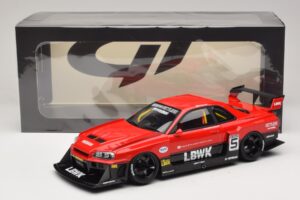 Nissan Skyline ER34 LB Super Silhouette Active Red GT Spirit 1:18 GT570 Resin – Bild 6 von 6