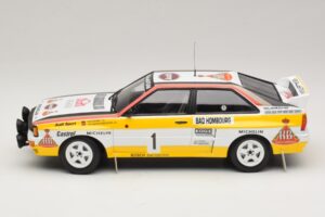 Audi Quattro #1 W. Rohrl / C. Geistdorfer Rally Monte Carlo Winner 1984 Minichamps 1:18 A5-5894 Metall – Bild 3 von 6