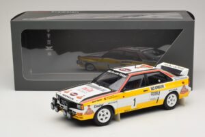 Audi Quattro #1 W. Rohrl / C. Geistdorfer Rally Monte Carlo Winner 1984 Minichamps 1:18 A5-5894 Metall – Bild 6 von 6