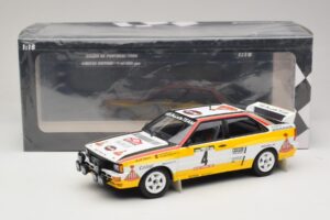 Audi Quattro A2 #4 W. Rohrl / C. Geistdorfer Rally Portugal 1984 Minichamps 1:18 153841104 Metall – Bild 6 von 6