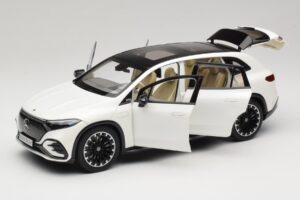 Mercedes EQS SUV X296 Manufaktur Diamond White NZG 1:18 B66960590 Metall – Bild 2 von 8