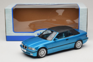 BMW 3 Series E36 Cabrio Blau Metallic MCG 1:18 MCG18319 Metall – Bild 7 von 7