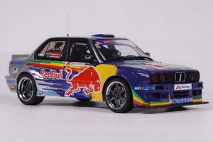 BMW E30 V8 #229 E. Hountondji Red Bull Driftbrothers Drift 2023 Blau Otto 1:18 OT486 Resin – Bild 4 von 5