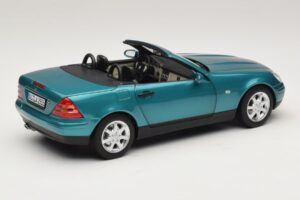 Mercedes SLK R170 Vivianite Green Norev 1:18 183021 Metall – Bild 4 von 10