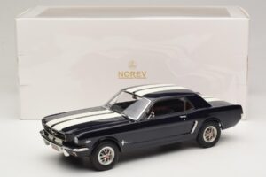 Ford Mustang Nightmist Blue Norev 1:18 182805 Metall – Bild 6 von 6