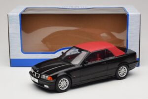 BMW 3 Series E36 Cabrio Schwarz MCG 1:18 MCG18318 Metall – Bild 7 von 7