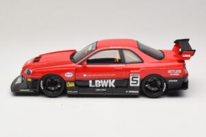 Nissan Skyline ER34 LB Super Silhouette Active Red GT Spirit 1:18 GT570 Resin – Bild 3 von 6