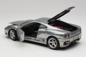 Ferrari 360 Modena Chrom Silber Hot Wheels 1:18 27774 Metall – Bild 5 von 8
