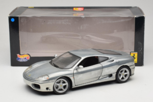 Ferrari 360 Modena Chrom Silber Hot Wheels 1:18 27774 Metall – Bild 8 von 8