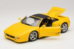 Ferrari F355 Spider Gelb mit Schwarzem Dach UT Models 1:18 180074030-P4 Metall – Bild 2 von 8