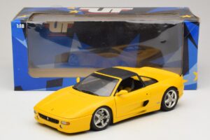 Ferrari F355 Spider Gelb mit Schwarzem Dach UT Models 1:18 180074030-P4 Metall – Bild 8 von 8