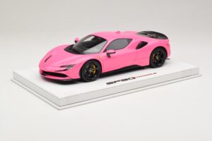 Ferrari SF90 Pack Fiorano Glanz Qatar Pink BBR 1:18 RACELINE137 Resin