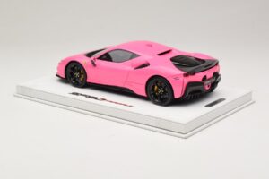 Ferrari SF90 Pack Fiorano Glanz Qatar Pink BBR 1:18 RACELINE137 Resin – Bild 5 von 7