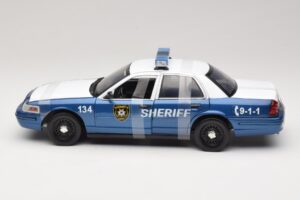 Ford Crown Victoria Police Interceptor The Walking Dead Greenlight 1:18 12957 Metall – Bild 3 von 6