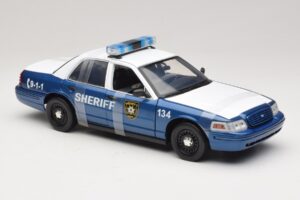 Ford Crown Victoria Police Interceptor The Walking Dead Greenlight 1:18 12957 Metall – Bild 4 von 6