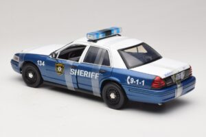 Ford Crown Victoria Police Interceptor The Walking Dead Greenlight 1:18 12957 Metall – Bild 5 von 6