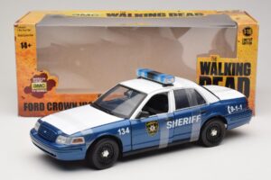 Ford Crown Victoria Police Interceptor The Walking Dead Greenlight 1:18 12957 Metall – Bild 6 von 6