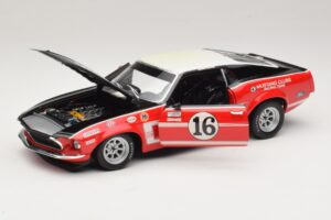 Ford Mustang Boss 302 #16 Bud Moore Engineering G. Follmer Trans-Am 1969 OEM 1:18 FORD006 Metall – Bild 2 von 8