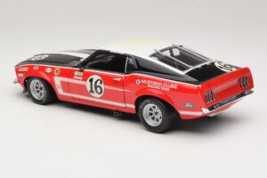 Ford Mustang Boss 302 #16 Bud Moore Engineering G. Follmer Trans-Am 1969 OEM 1:18 FORD006 Metall – Bild 7 von 8