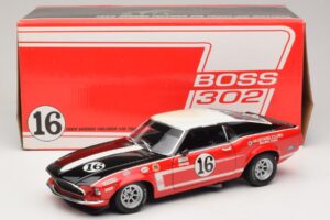 Ford Mustang Boss 302 #16 Bud Moore Engineering G. Follmer Trans-Am 1969 OEM 1:18 FORD006 Metall – Bild 8 von 8