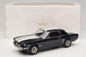 Ford Mustang Nightmist Blue Norev 1:18 182805 Metall – Bild 6 von 6