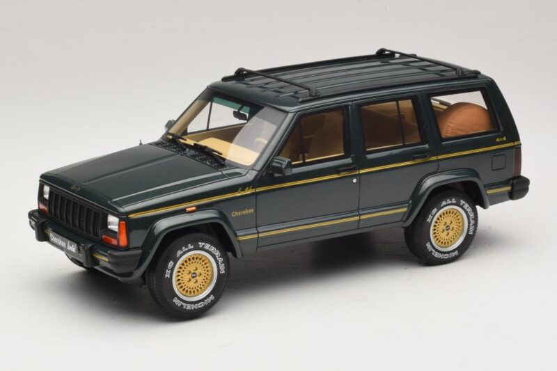 Jeep Cherokee XJ Limited Dark Hunter Green Otto 1:18 OT1340 Resin