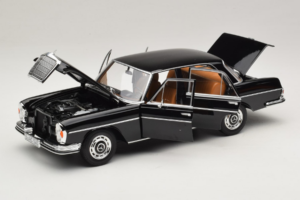 Mercedes 280 SE W108 Schwarz Norev 1:18 183360 Metall – Bild 2 von 8