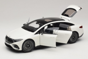 Mercedes EQS V297 Manufaktur Opalite White NZG 1:18 B66961049 Metall – Bild 2 von 8