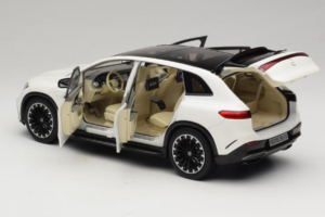 Mercedes EQS SUV X296 Manufaktur Diamond White NZG 1:18 B66960590 Metall – Bild 5 von 8