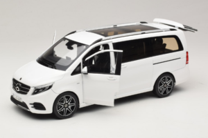 Mercedes V-Class W447 AMG Line Weiss Norev 1:18 183876 Metall – Bild 2 von 8
