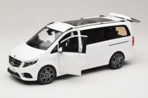 Mercedes V-Class W447 AMG Line Weiss Norev 1:18 183876 Metall – Bild 2 von 8