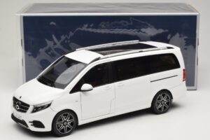 Mercedes V-Class W447 AMG Line Weiss Norev 1:18 183876 Metall – Bild 8 von 8