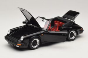 Porsche 911 3.2 Carrera Cabriolet Schwarz Minichamps 1:18 100063035 Metall – Bild 2 von 8