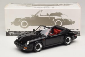 Porsche 911 3.2 Carrera Cabriolet Schwarz Minichamps 1:18 100063035 Metall – Bild 8 von 8