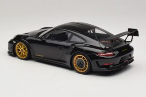 Porsche 911 992 GT3 RS Manthey Racing Schwarz mit Goldenen Felgen Minichamps 1:18 MR-911-GT3RS-1804 Metall – Bild 5 von 6