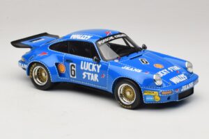 Porsche 911 RSR #6 Wallys Jeans Nurburgring 1974 Spark 1:18 18S088 Resin – Bild 4 von 6