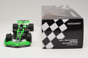Stake Kick Sauber C44 G. Zhou Emilia Romagna GP 2024 Minichamps 1:18 117240124 Resin – Bild 6 von 7