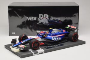 Visa Cash App RB VCARB 01 Y. Tsunoda 2024 Minichamps 1:18 117240122 Resin – Bild 7 von 7
