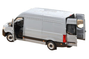 Mercedes Sprinter Grau Norev 1:18 183042 Metall – Bild 3 von 6