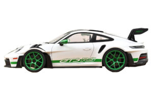 Porsche 911 992 GT3 RS Tribute to Carrera RS Weiss Python Green Norev 1:12 127535 Metall – Bild 3 von 4