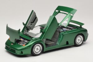 Bugatti EB110 Grün Metallic Bburago 1:18 3003 Metall – Bild 2 von 8