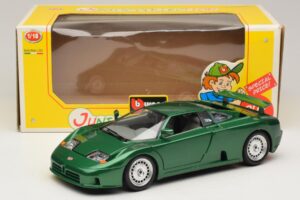 Bugatti EB110 Grün Metallic Bburago 1:18 3003 Metall – Bild 8 von 8
