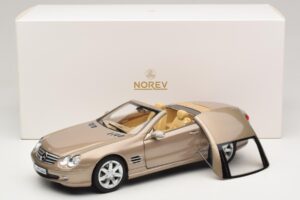 Mercedes SL500 R230 Travertine Beige Norev 1:18 183843 Metall – Bild 9 von 9